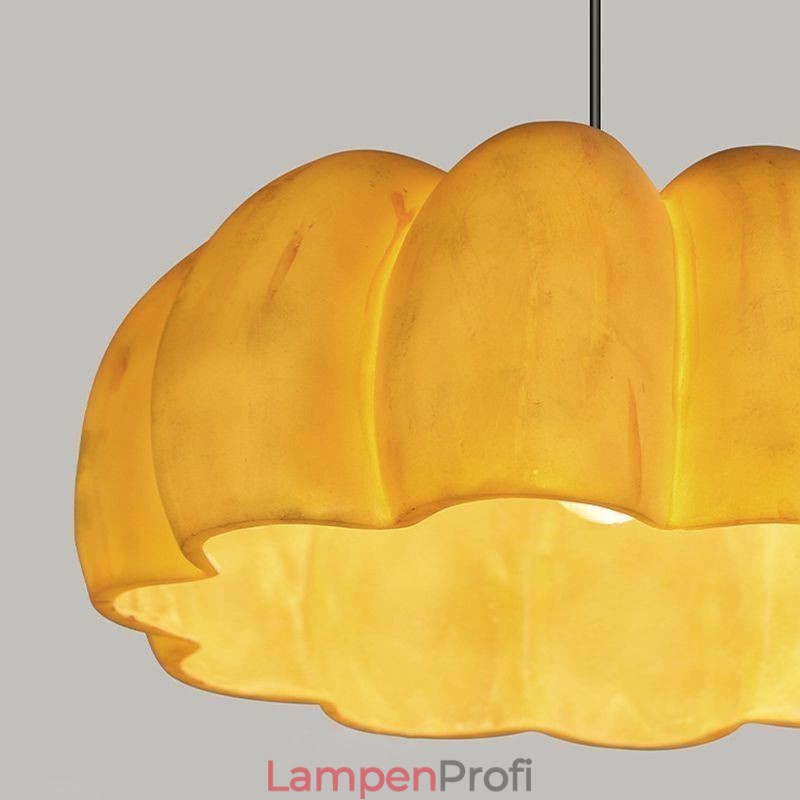 Einkopf-Kürbis-Pendelleuchte, japanische Retro-Deckenleuchte