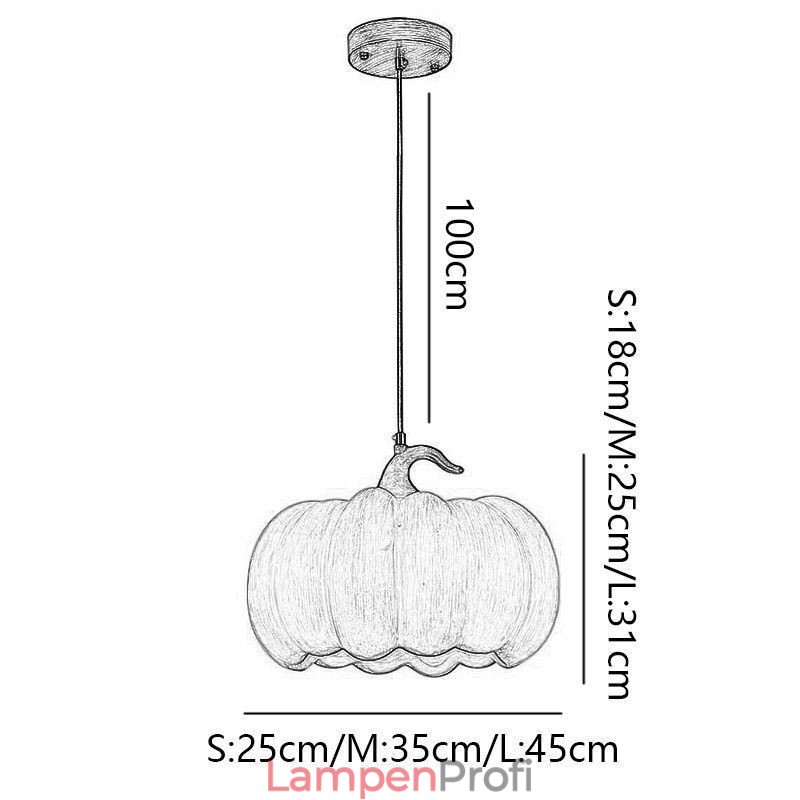 Kreative Kürbis Pendelleuchte Japanische Retro Deckenleuchte Deckenlampe