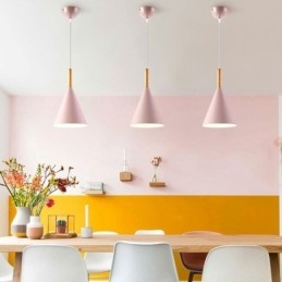 Nordic Macaron Pendelleuchte Einzelkopf Pendelleuchte