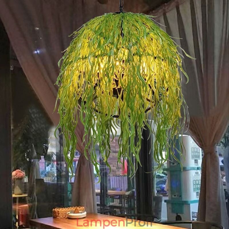 Moderne Pflanze Licht Dekorative Industrial Stil Kronleuchter Shop Musik