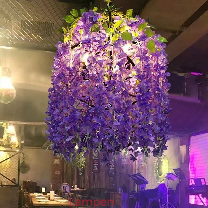 Moderne Pflanze Licht Dekorative Industrial Stil Kronleuchter Shop Musik