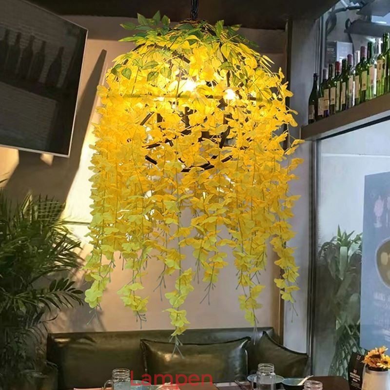 Moderne Pflanze Licht Dekorative Industrial Stil Kronleuchter Shop Musik