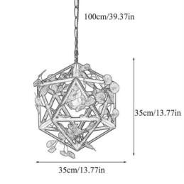 Industrielle Vintage Pendelleuchte Eisen Vogelkäfig Pendelleuchte