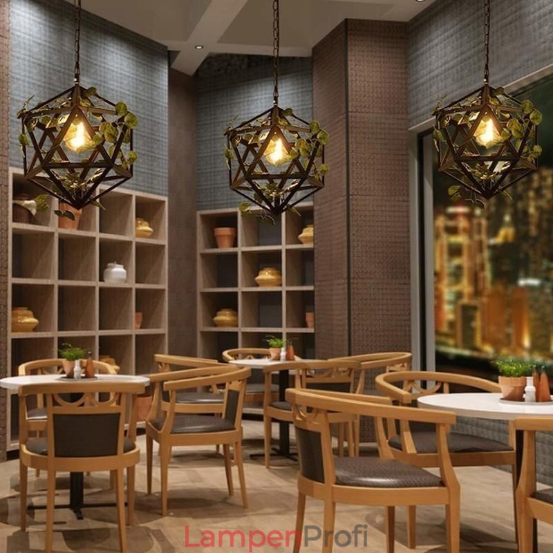 Industrielle Vintage Pendelleuchte Eisen Vogelkäfig Pendelleuchte