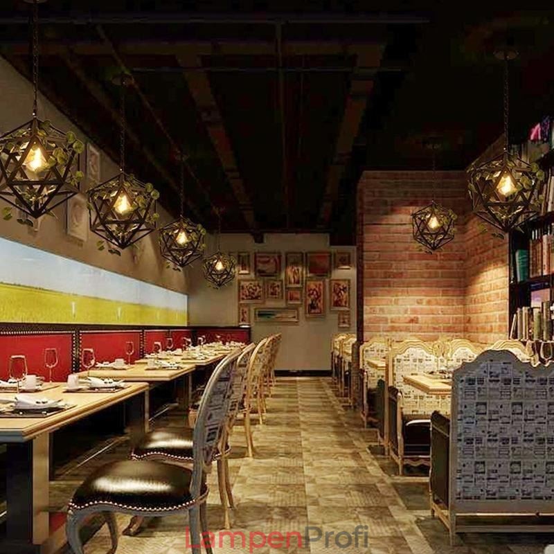 Industrielle Vintage Pendelleuchte Eisen Vogelkäfig Pendelleuchte