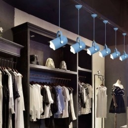 Nordische bunte Pendelleuchte Macaron Einzelkopf Pendelleuchte