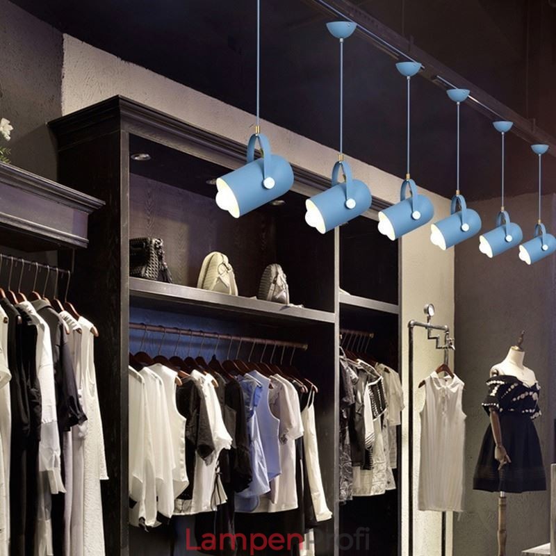 Nordische bunte Pendelleuchte Macaron Einzelkopf Pendelleuchte