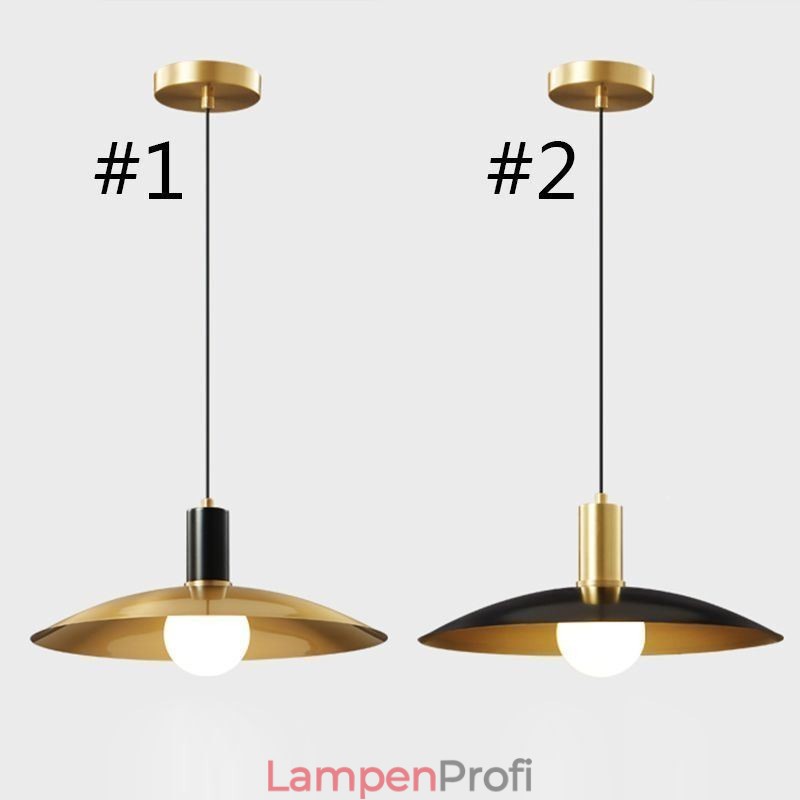 Moderne, schlichte Pendelleuchten