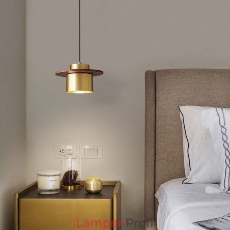 Moderne Pendelleuchte mit einer Leuchte aus Messing, Pendelleuchte, Insel Moderne Pendelleuchte mit einer Leuchte aus Messing, Pendelleuchte, Insel