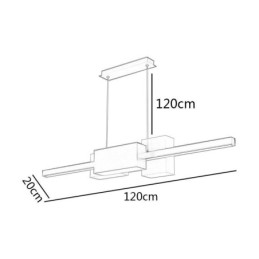 Minimalistische Streifen Pendelleuchte Moderne kreative Hängeleuchte