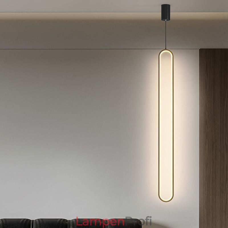 Moderne Pendelleuchte Minimalistische ovale Pendelleuchte