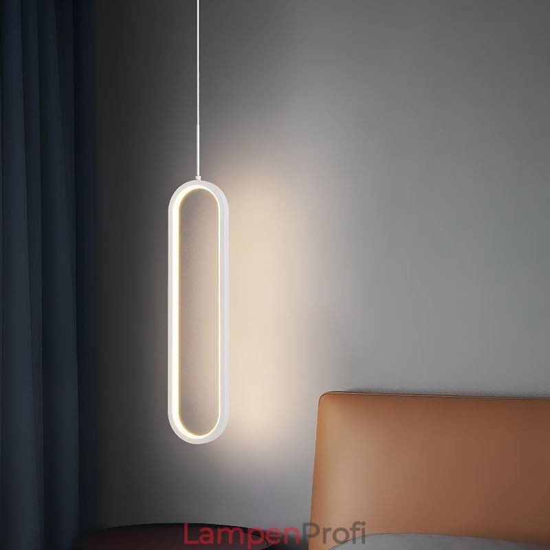 Moderne Pendelleuchte Minimalistische ovale Pendelleuchte