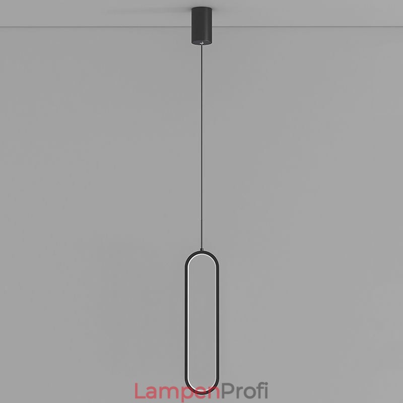 Moderne Pendelleuchte Minimalistische ovale Pendelleuchte