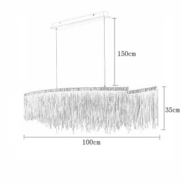 Moderne Pendelleuchte Kreative Quaste Hängelampe Cafe