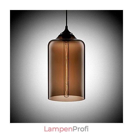 Bottle Design Pendant 1 Light Concise Iron Painting