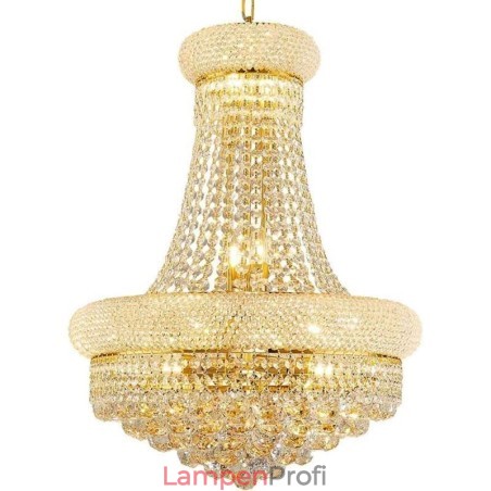Kronleuchter in Kronenform, luxuriöse Pendelleuchte aus Kristall Kronleuchter in Kronenform, luxuriöse Pendelleuchte aus Kristall