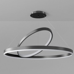 Moderne Pendelleuchte Kreisringe Acryl Pendelleuchte