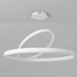 Moderne Pendelleuchte Kreisringe Acryl Pendelleuchte