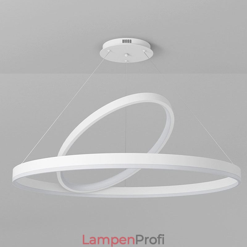 Moderne Pendelleuchte Kreisringe Acryl Pendelleuchte
