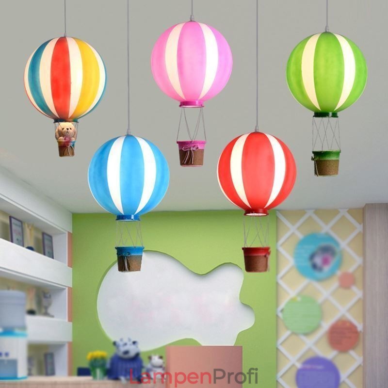 Bunte Heißluftballon Pendelleuchte Acryl Dekorationsleuchte
