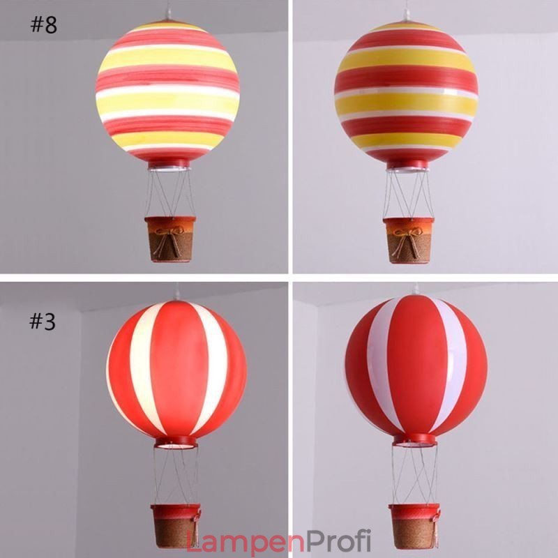 Bunte Heißluftballon Pendelleuchte Acryl Dekorationsleuchte