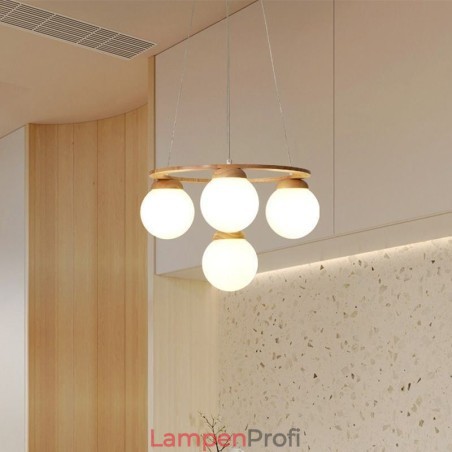 Japanische Holz-Kronleuchter-Molekül-Pendelleuchte Japanische Holz-Kronleuchter-Molekül-Pendelleuchte