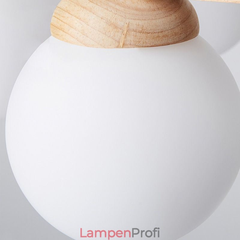 Japanische Holz-Kronleuchter-Molekül-Pendelleuchte