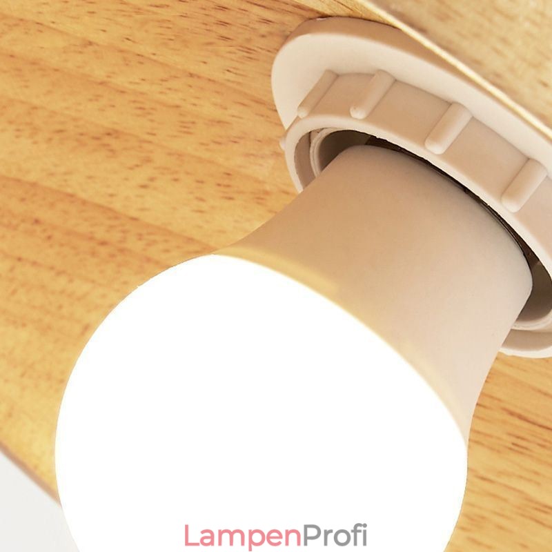 Japanische Holz Pendelleuchte Hut Hängelampe