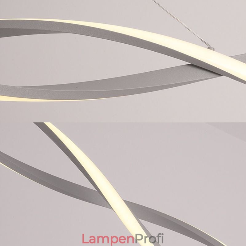Moderne Pendelleuchte Twist Design Hängelampe Esszimmer