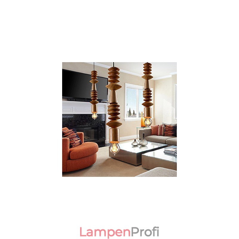 Kronleuchter Mini-Stil Traditionell Klassisch Holz Bambus