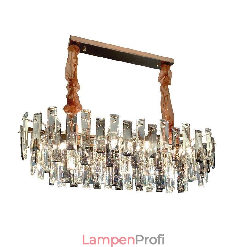 Europäische Glas Kronleuchter Licht Oval Pendelleuchten