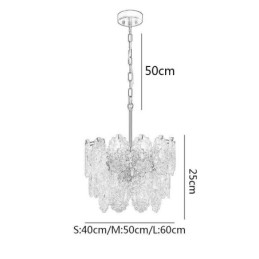 Moderne Glas Pendelleuchte Dekoration Bronze Gold Kronleuchter