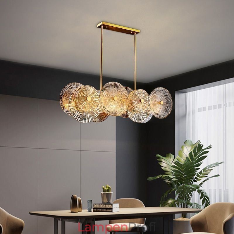 Moderne Spark Disc Kronleuchter Feuerwerk Glas Pendelleuchte Home Decor Beleuchtung