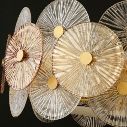 Moderne Spark Disc Kronleuchter Feuerwerk Glas Pendelleuchte Home Deco Beleuchtung