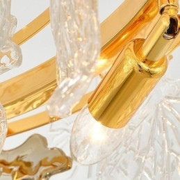 Ahornblatt Pendelleuchte Europäische Wohnkultur Glas Kronleuchter