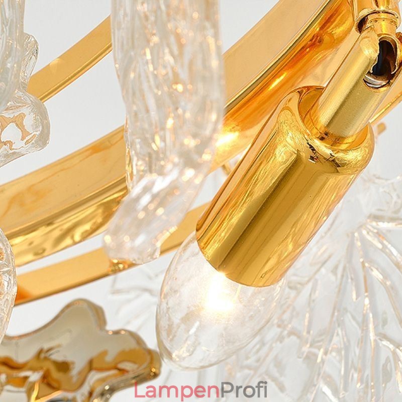 Ahornblatt Pendelleuchte Europäische Wohnkultur Glas Kronleuchter