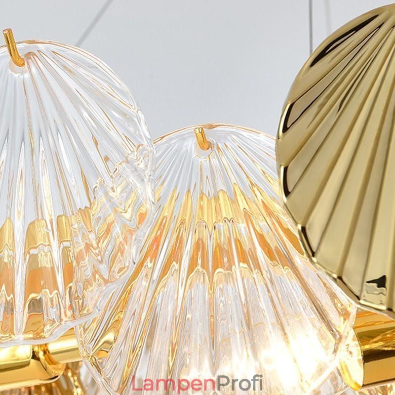 Luxus Glas Kronleuchter Mode Lampe Shell Form Glas Hängelampe