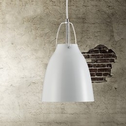 Zeitgenössische und kontraktierte Hängeleuchte mit 1 Licht aus Metall