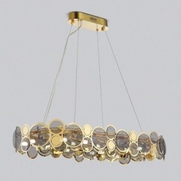 Europäischer Glas-Kronleuchter, kreative Luxus-Pendelleuchte