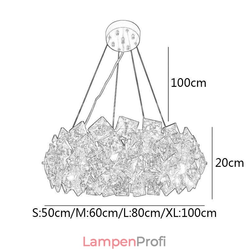 Licht Luxus Glas Kronleuchter Moderne Minimalistischen Pendelleuchte