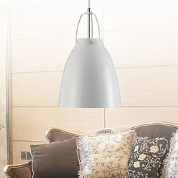 Zeitgenössische und kontraktierte Hängeleuchte mit 1 Licht aus Metall