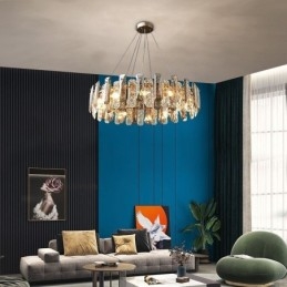 Europäische Glas Pendelleuchte Luxus Hängelampe