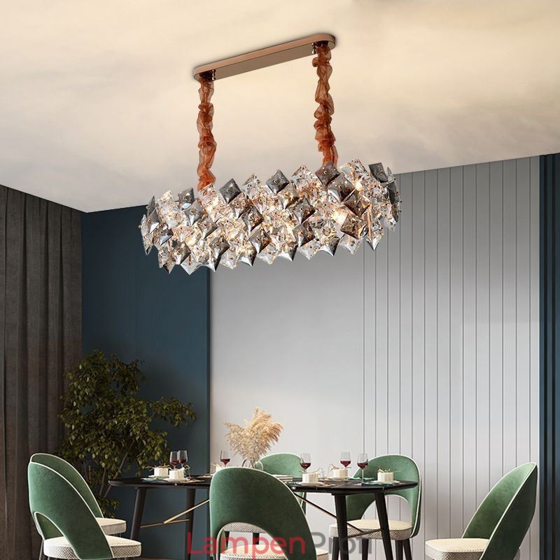 Europäischer Glas-Kronleuchter, kreatives Licht, Luxus-Pendelleuchte