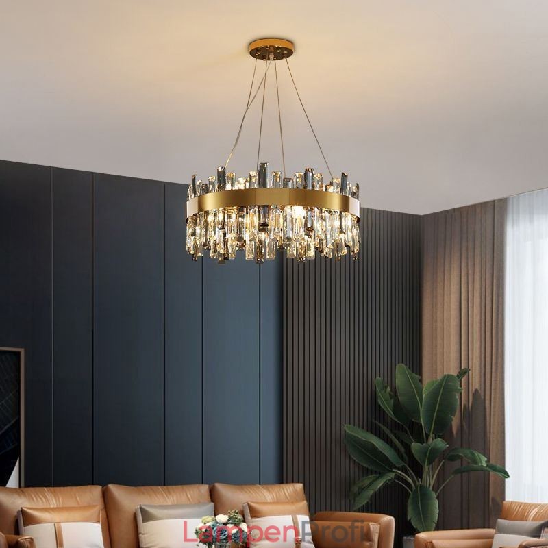 Luxus Glas Kronleuchter Europäischen Stil Pendelleuchte Wohnzimmer