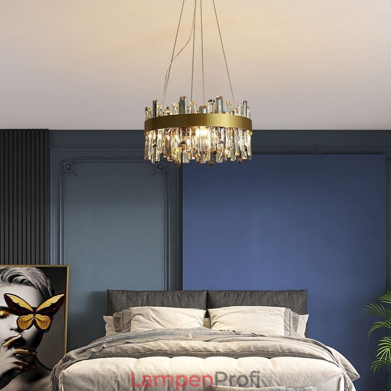 Luxus Glas Kronleuchter Europäischen Stil Pendelleuchte Wohnzimmer