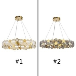 Europäischer Glas-Kronleuchter, kreatives Licht, Luxus-Pendelleuchte