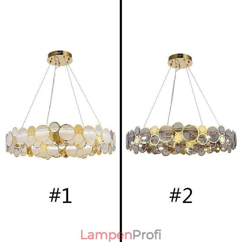 Europäischer Glas-Kronleuchter, kreatives Licht, Luxus-Pendelleuchte