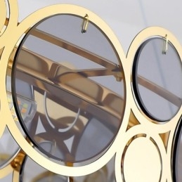 Europäischer Glas-Kronleuchter, kreatives Licht, Luxus-Pendelleuchte