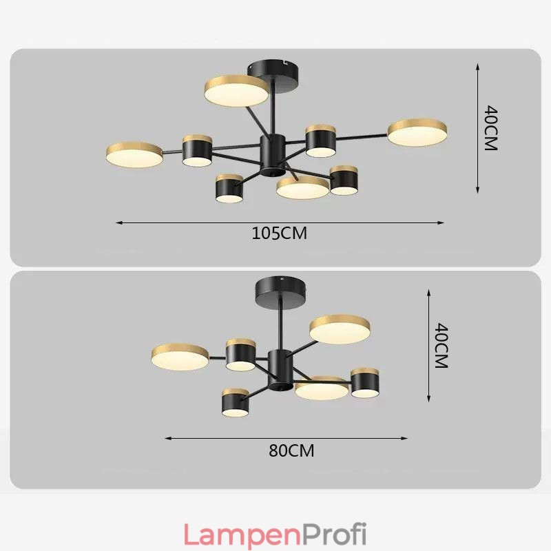Kronleuchter-Sternprojektions-Pendelleuchte