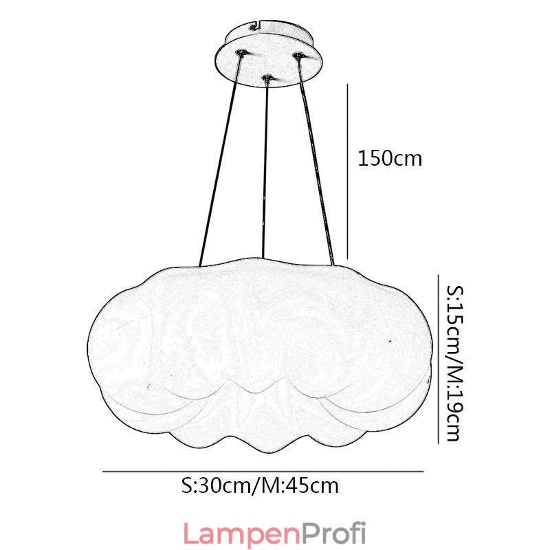 Nordic Pendelleuchte Kreativität Kürbisform Hängeleuchten